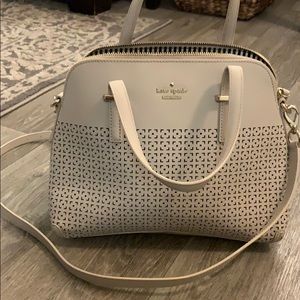 Medium size Kate spade cutout crossbody purse